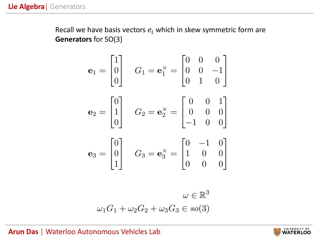 Differential calculus of 3d orientations ppt download